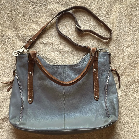 Nino BOSSI Handbags - Nino Bossi Gray leather purse